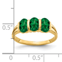 14k 6x4mm Oval Mount St. Helens ring-Y2034MS