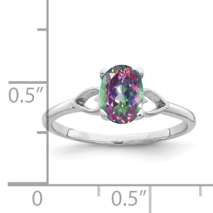 14k White Gold ring-Y2194FT