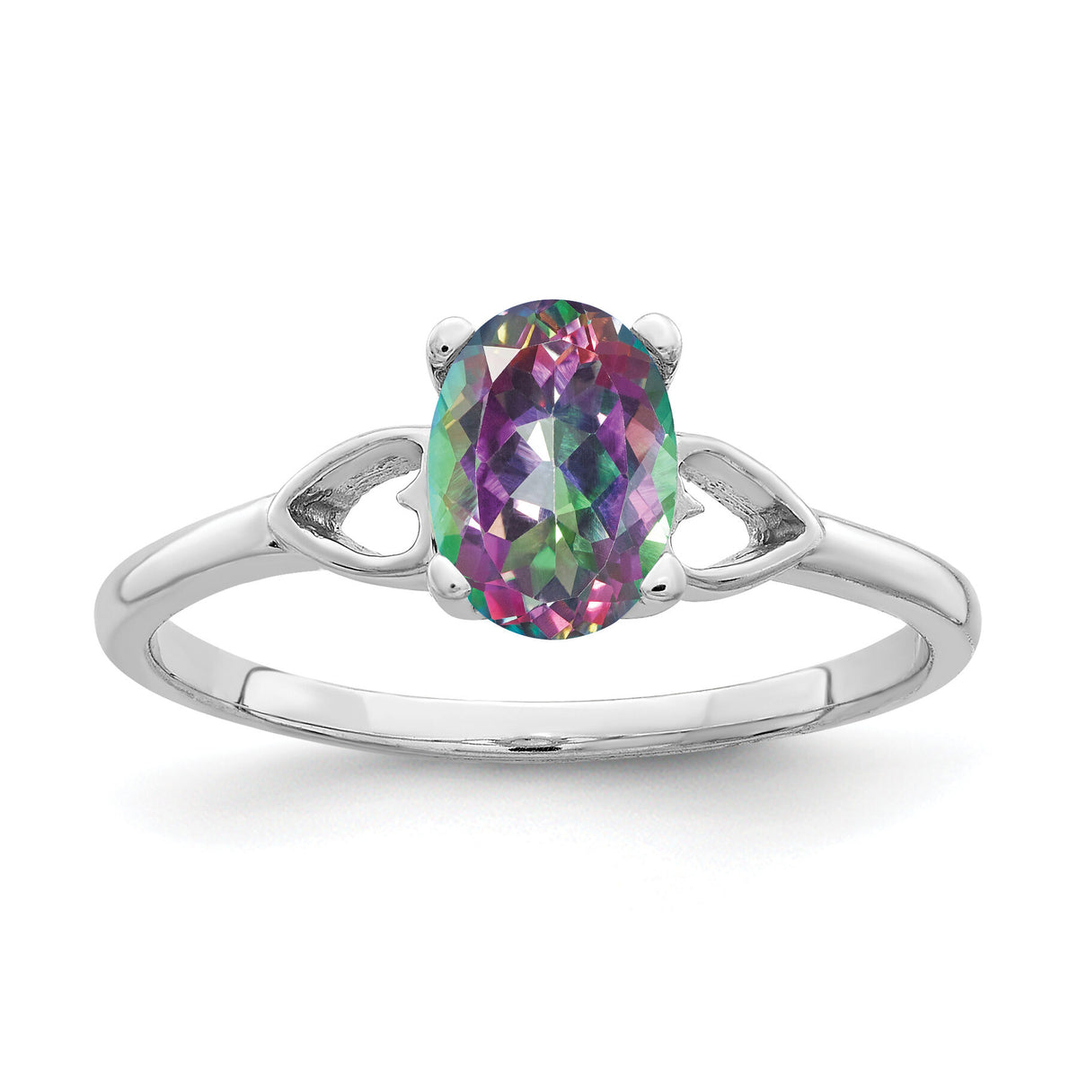 14k White Gold ring-Y2194FT