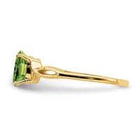 14k Peridot ring-Y2197PE