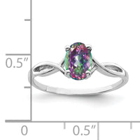 14k White Gold ring-Y2198FT
