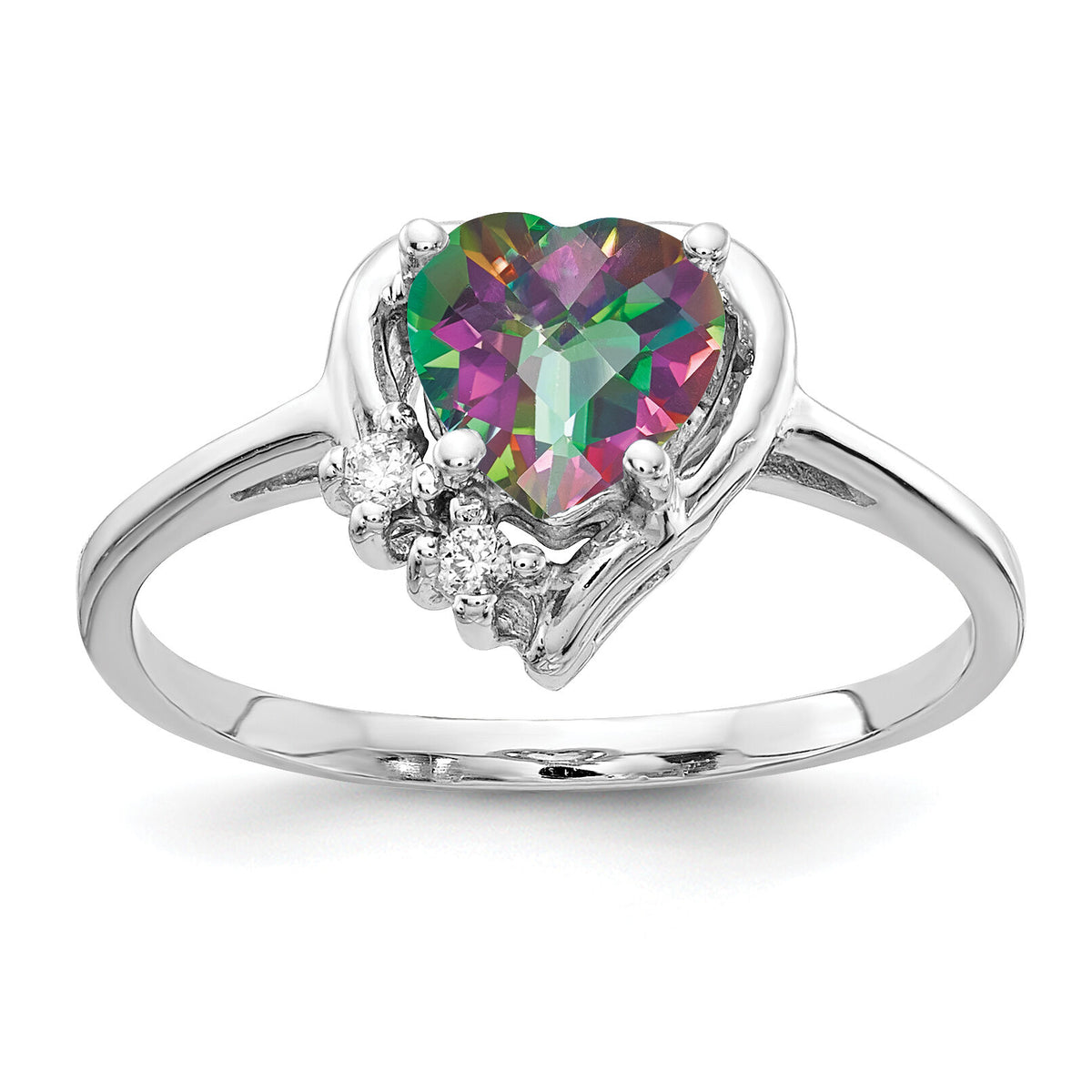 14k White Gold AA Diamond ring-Y2234FT/AA