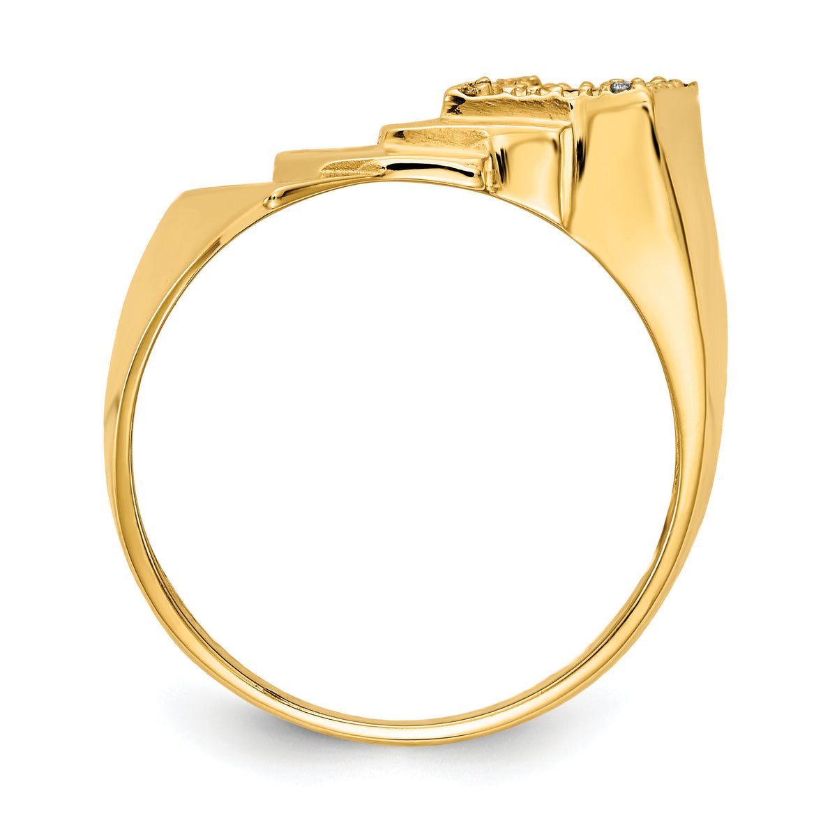 14k AA Diamond men's ring-Y2717AA