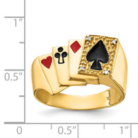14k AA Diamond men's ring-Y2717AA