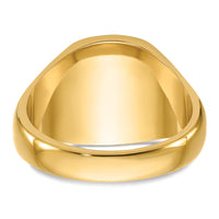 14k Men's Polished and Grooved with Black Enamel Masonic Ring-Y4047M