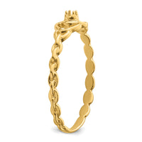 14k .01ct. Diamond Heart Ring Mounting-Y4200