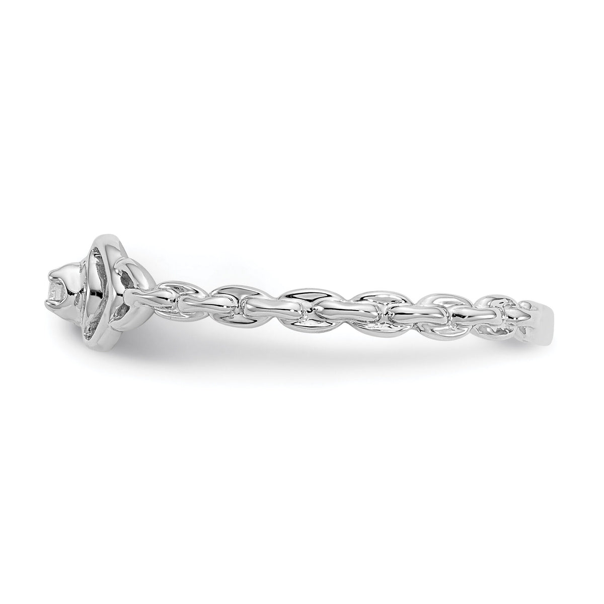 14k White Gold AA Diamond heart ring-Y4201AA