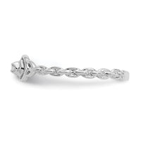 14k White Gold AA Diamond heart ring-Y4201AA