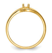 14k .04ct. Diamond Ring Mounting-Y4255