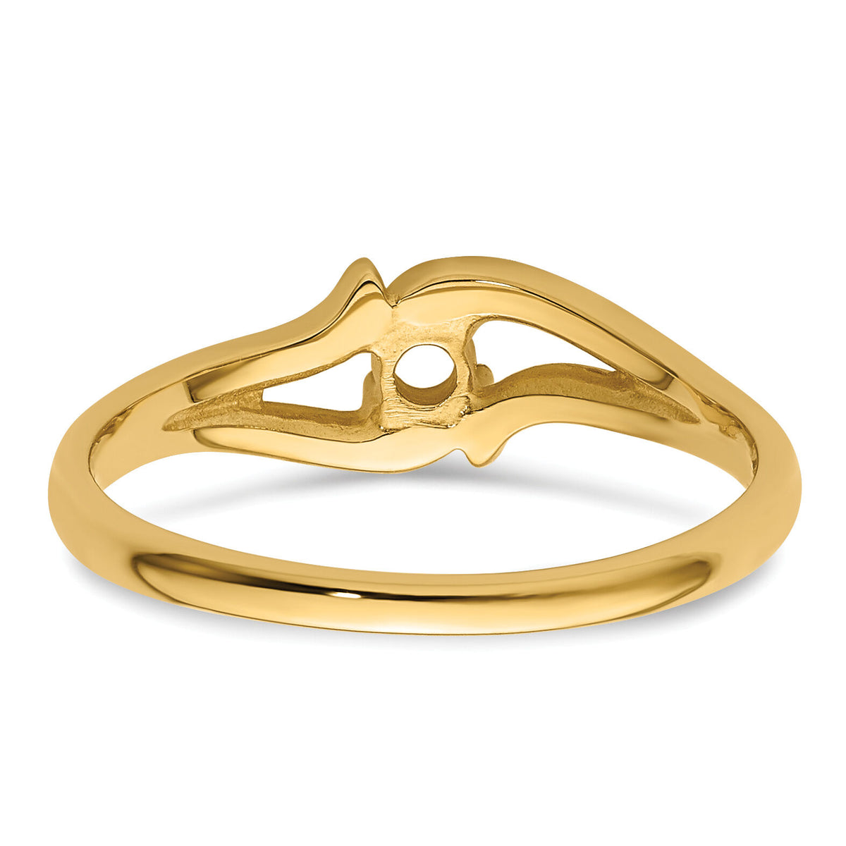 14k .04ct. Diamond Ring Mounting-Y4255
