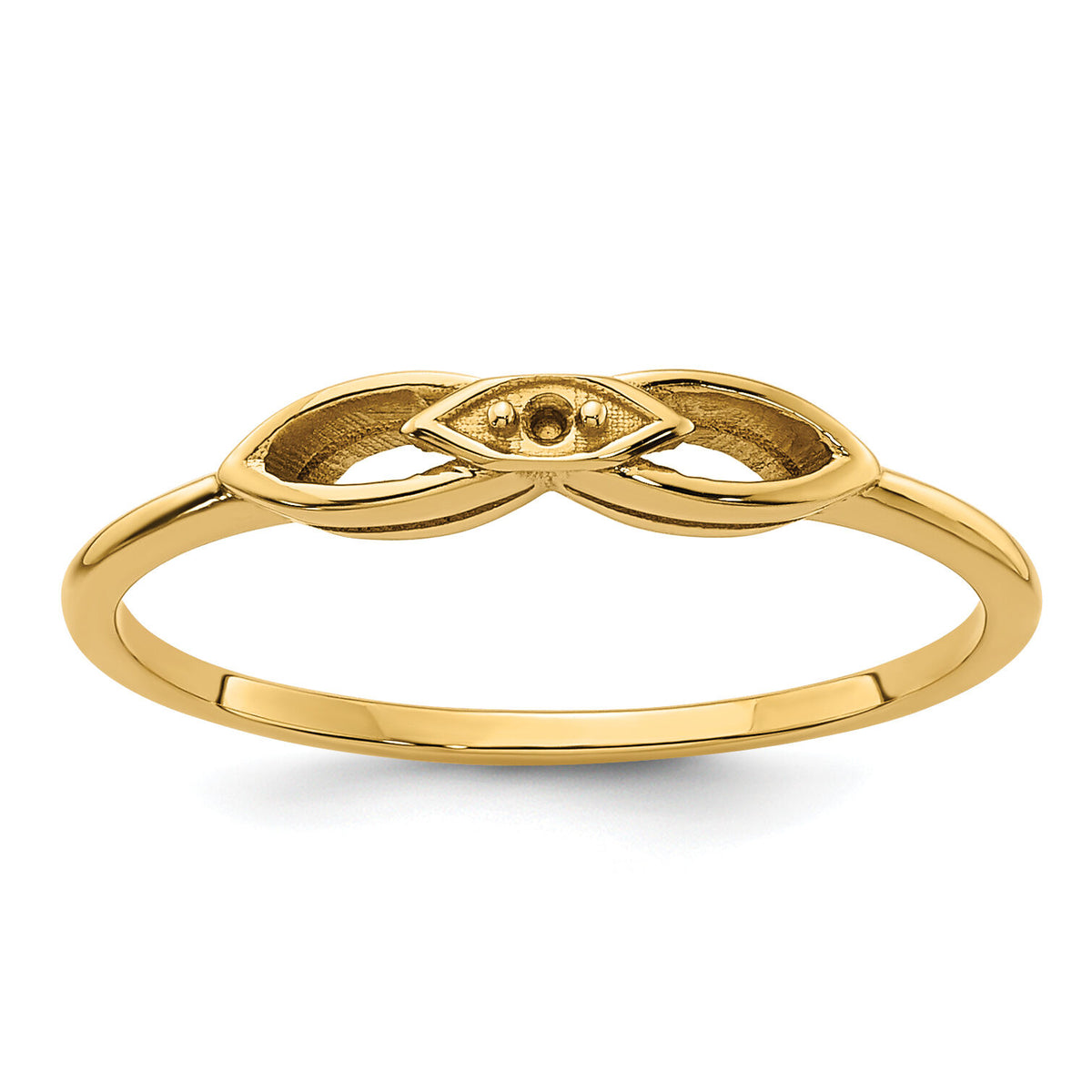 14k .01ct. Diamond Ring Mounting-Y4258