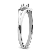 14k White Gold Ring Mounting-Y4260