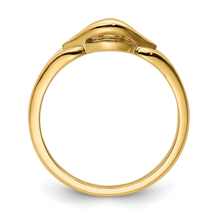 14k Diamond Ring Mounting-Y4290