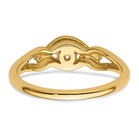 14k Diamond Ring Mounting-Y4290