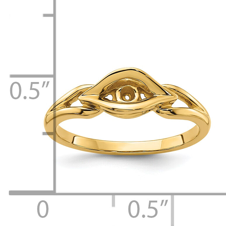 14k Diamond Ring Mounting-Y4290