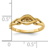 14k Diamond Ring Mounting-Y4290