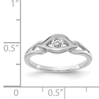 14k White Gold Diamond Ring Mounting-Y4291