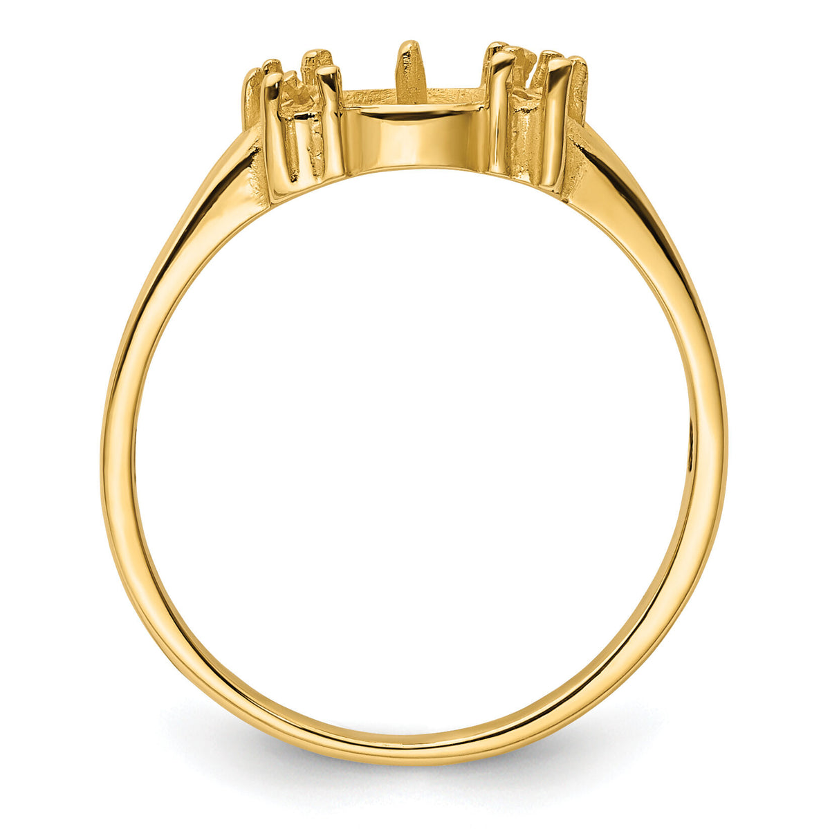 14k Diamond & 6mm Pearl Ring Mounting-Y4310