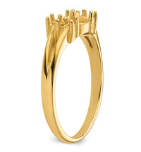 14k Diamond & 6mm Pearl Ring Mounting-Y4310