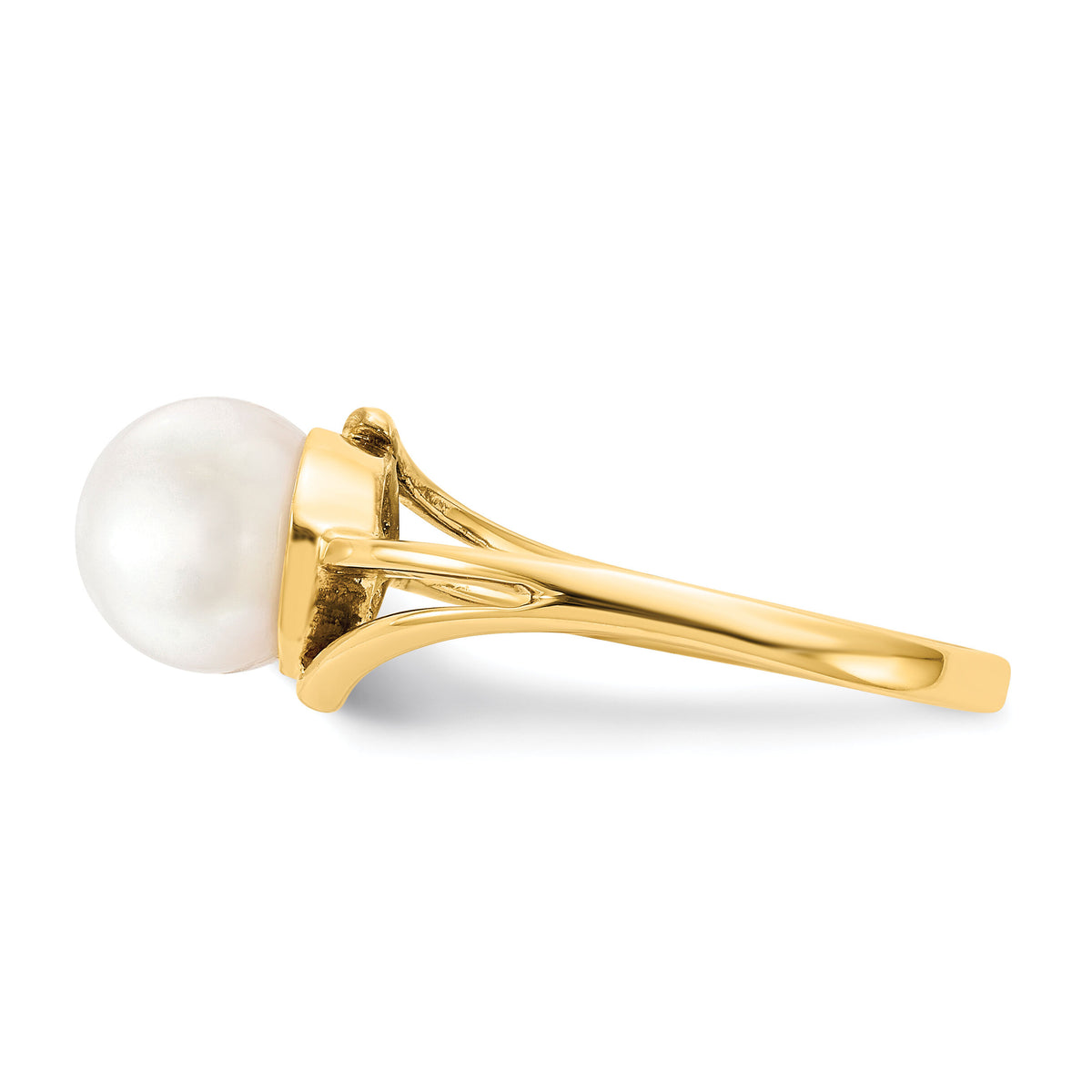 14k 7.5mm Pearl Ring Mounting-Y4313