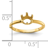 14k 5.5mm Pearl Ring Mounting-Y4352