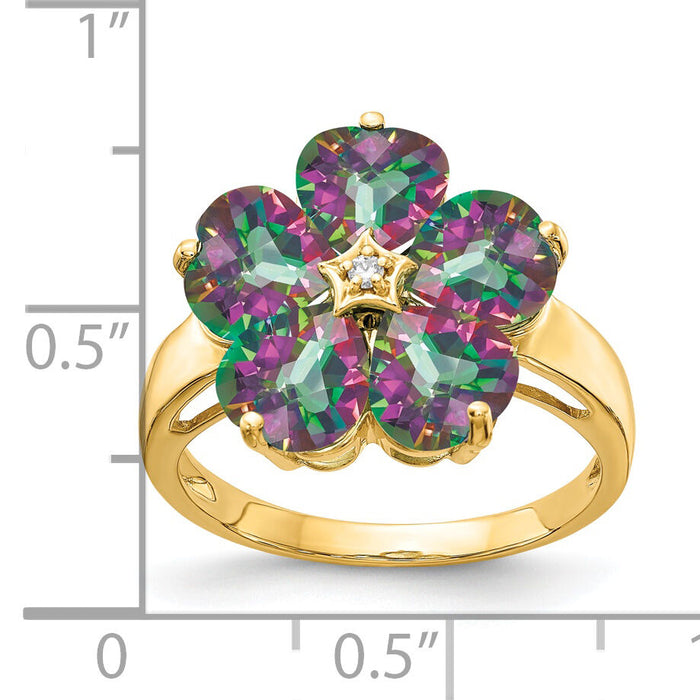 14k AA Diamond ring-Y4583FT/AA