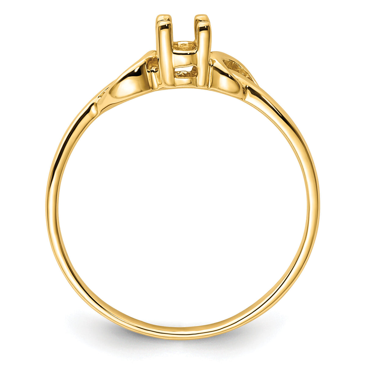 14k Gemstone Ring Mounting-Y4650