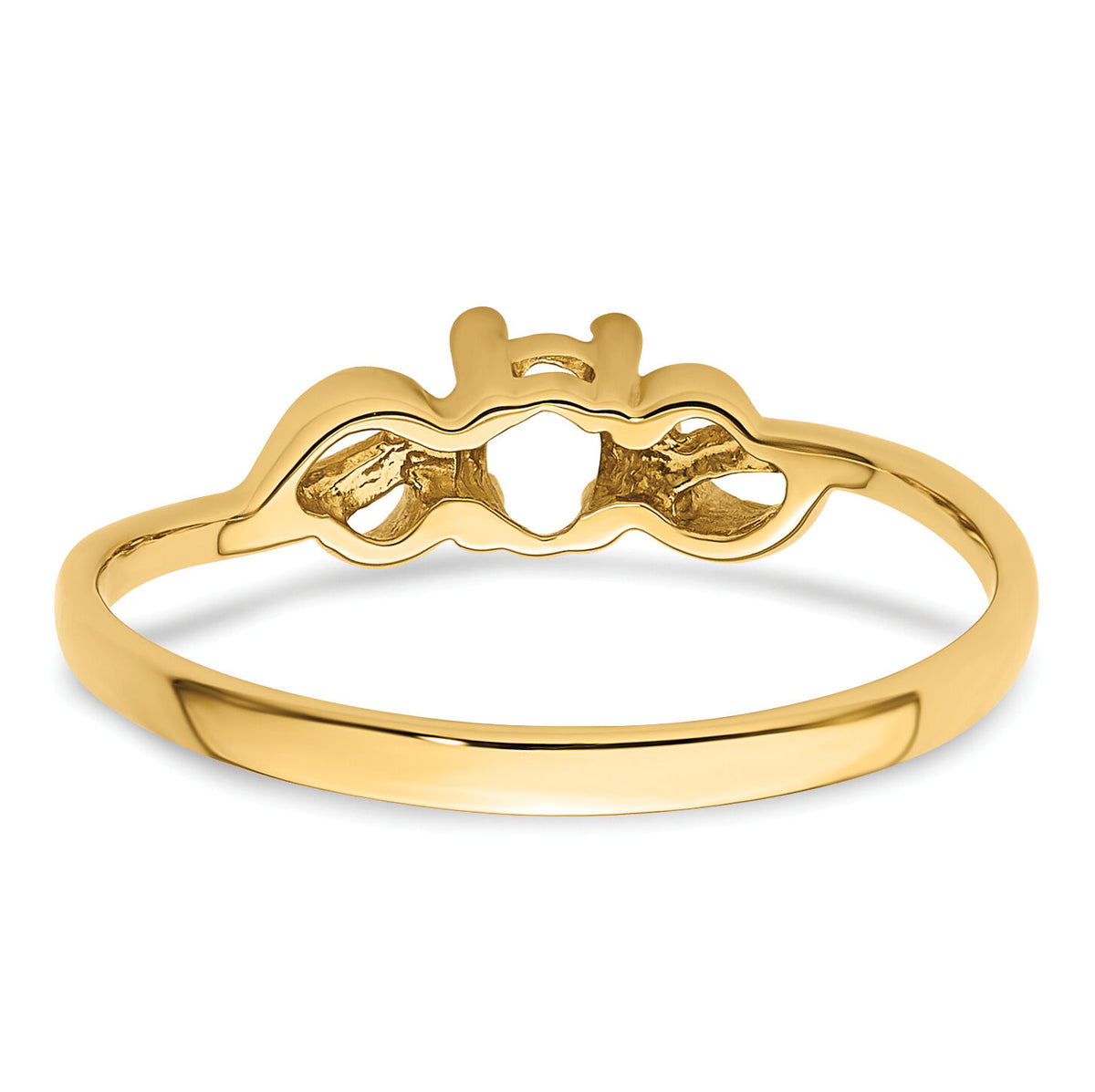 14k Gemstone Ring Mounting-Y4650