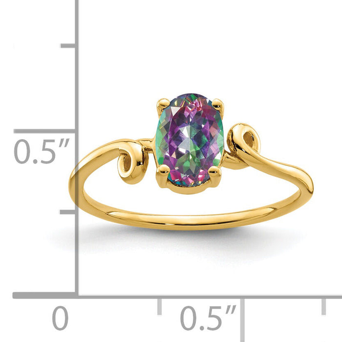 14k Polished Ring-Y4663FT