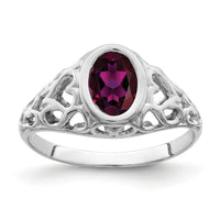 14k White Gold 7x5mm Oval Gemstone Ring Mounting-Y4674