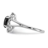14k White Gold Onyx Ring-Y4688OX
