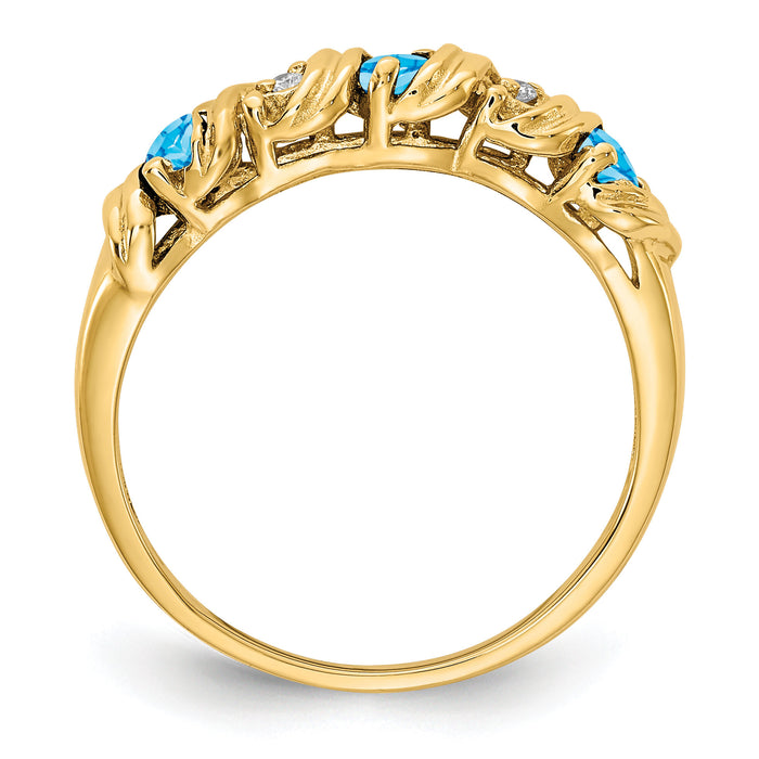 14k AA Diamond ring-Y4718BT/AA