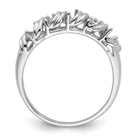 14k White Gold Diamond & Gemstone Ring Mounting-Y4719
