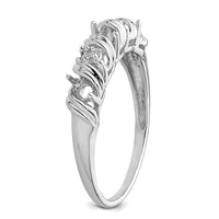 14k White Gold Diamond & Gemstone Ring Mounting-Y4719