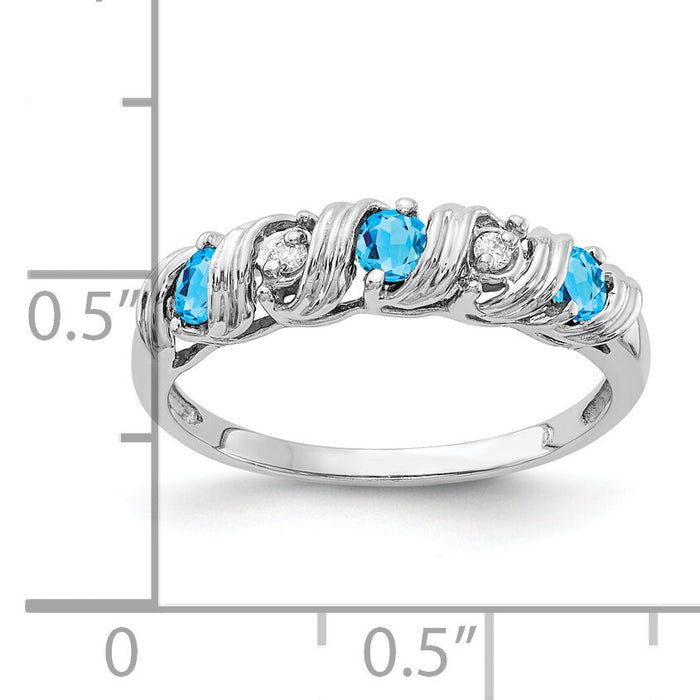 14k White Gold AA Diamond ring-Y4719BT/AA