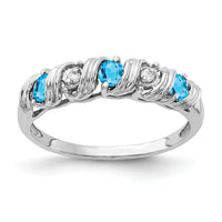 14k White Gold AA Diamond ring-Y4719BT/AA