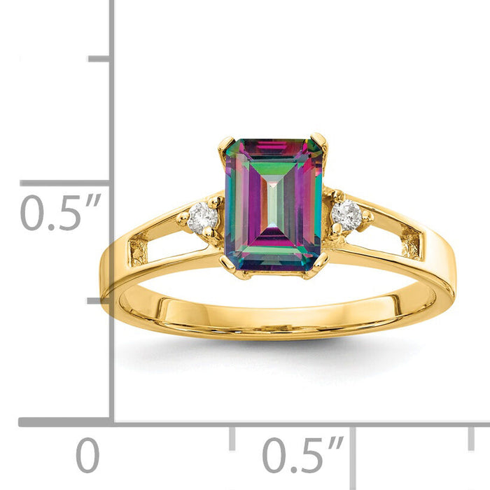 14k AA Diamond ring-Y4757FT/AA