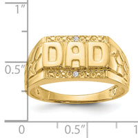 14k AA Diamond men's ring-Y6127AA