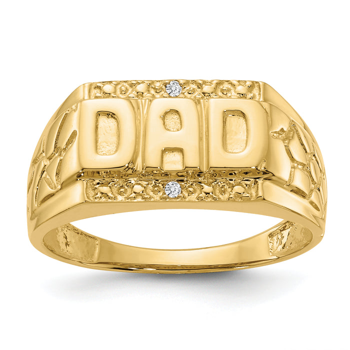 14k AA Diamond men's ring-Y6127AA