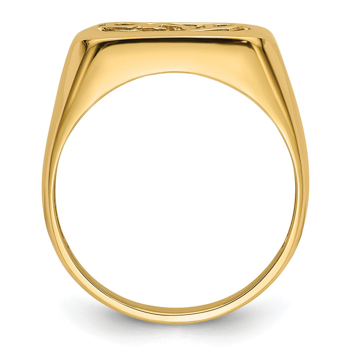 14k Dad's Ring Mounting only-Y6129