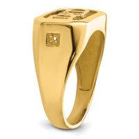 14k Dad's Ring Mounting only-Y6129