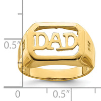 14k Dad's Ring Mounting only-Y6129