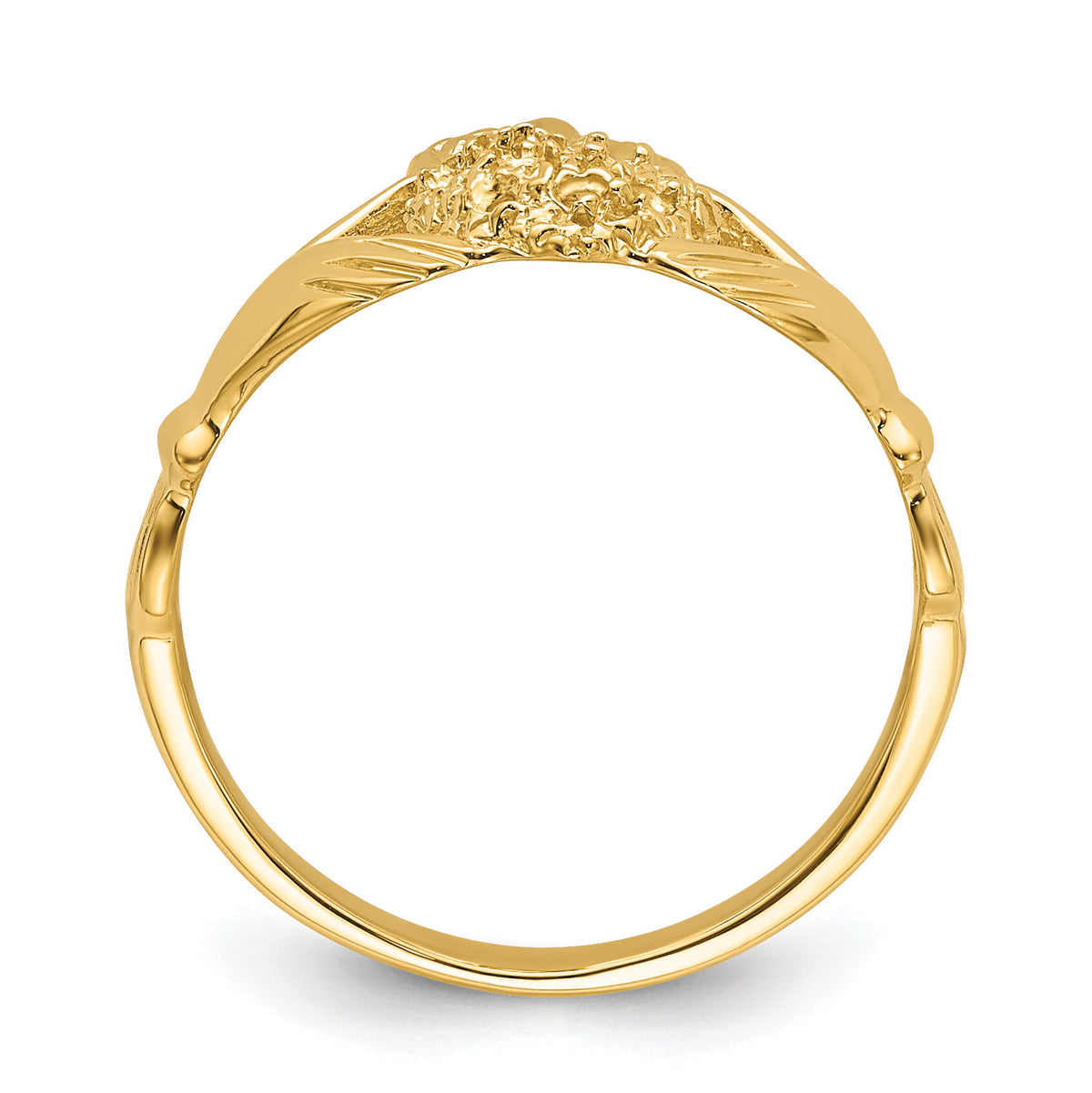 14ky Claddagh Ring Mounting-Y6307