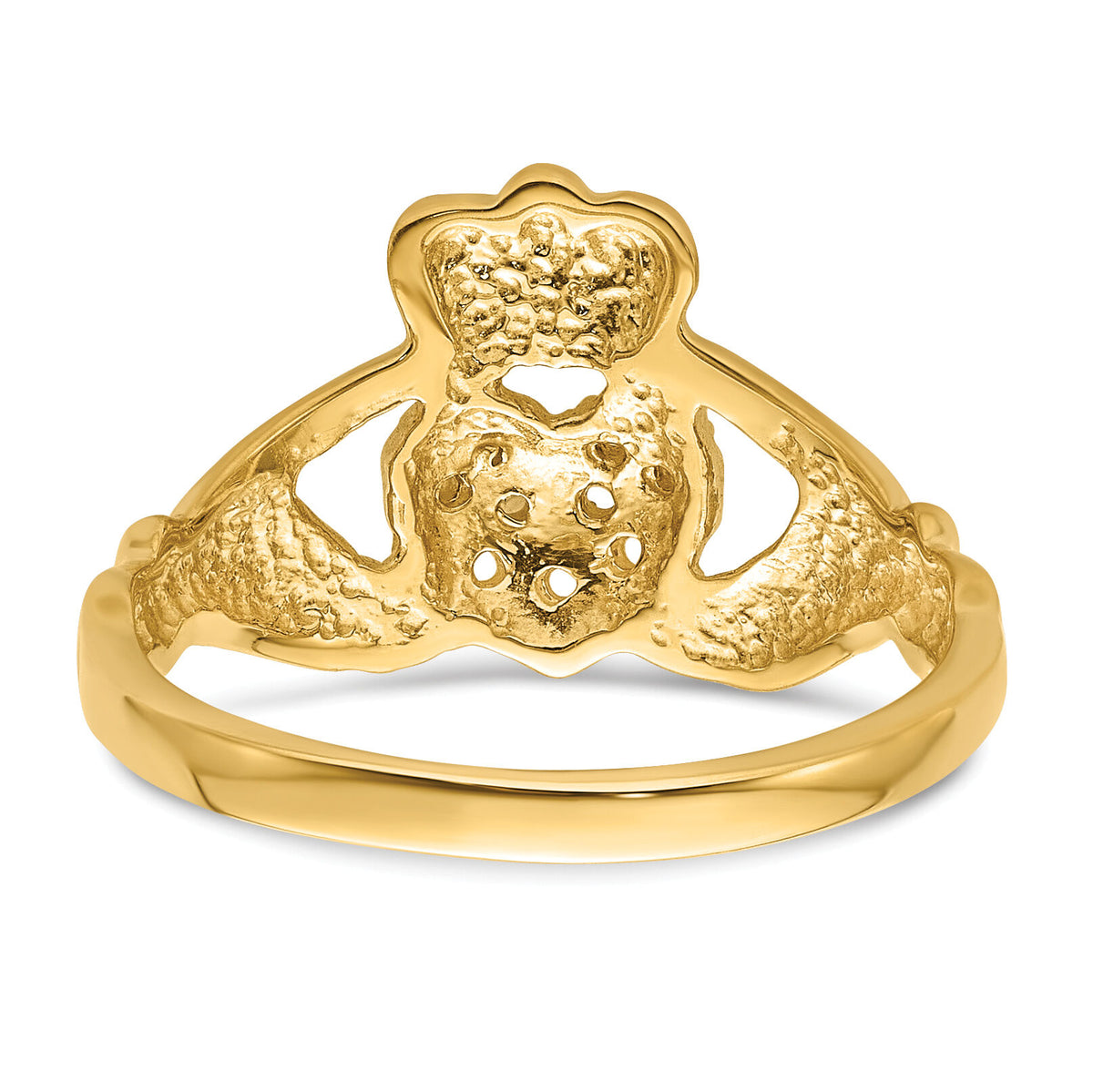 14ky Claddagh Ring Mounting-Y6307