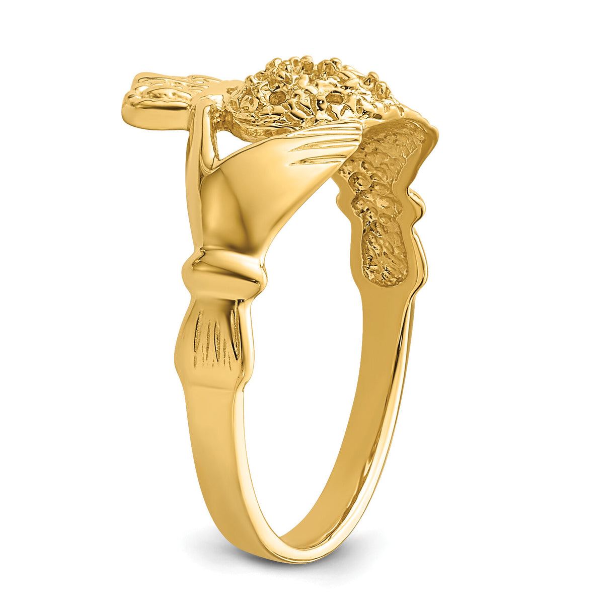 14ky Claddagh Ring Mounting-Y6307