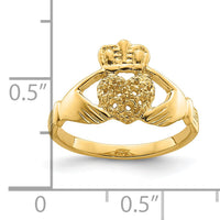 14ky Claddagh Ring Mounting-Y6307