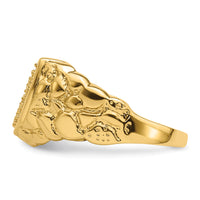 14k Men's Band Mounting-Y7207