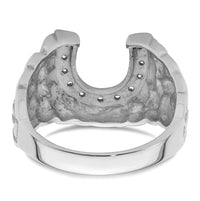 14k White Gold Men's Band Mounting-Y7208