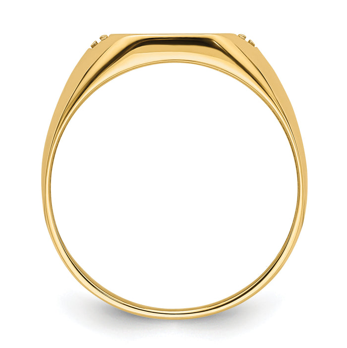 14k Men's Band Mounting-Y7224