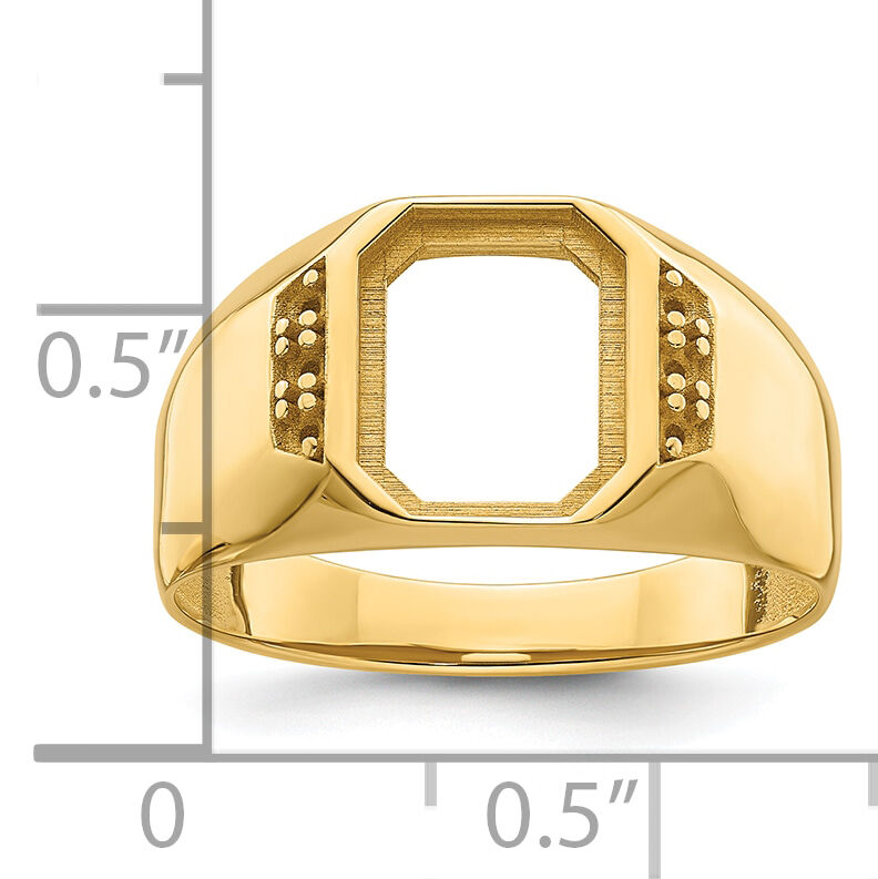 14k Men's Band Mounting-Y7224
